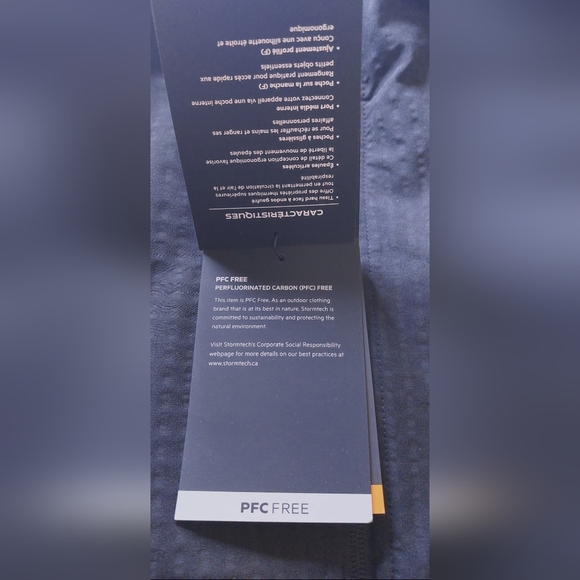 Stormtech NWT Black Kyoto Performance Zip Up Jacket Size Large Water Repellent - Picture 8 of 14